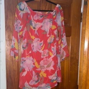 Floral M Off-Shoulder Dress